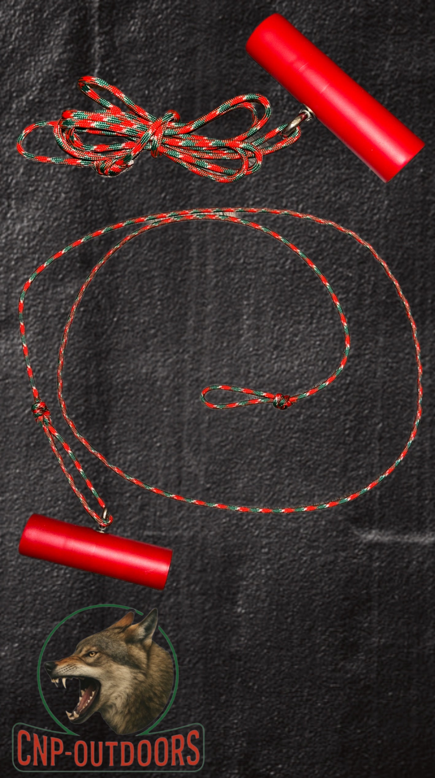 CNP-Outdoors Premium Coyote Drag – Heavy-Duty Red Grip + Reinforced Hardware