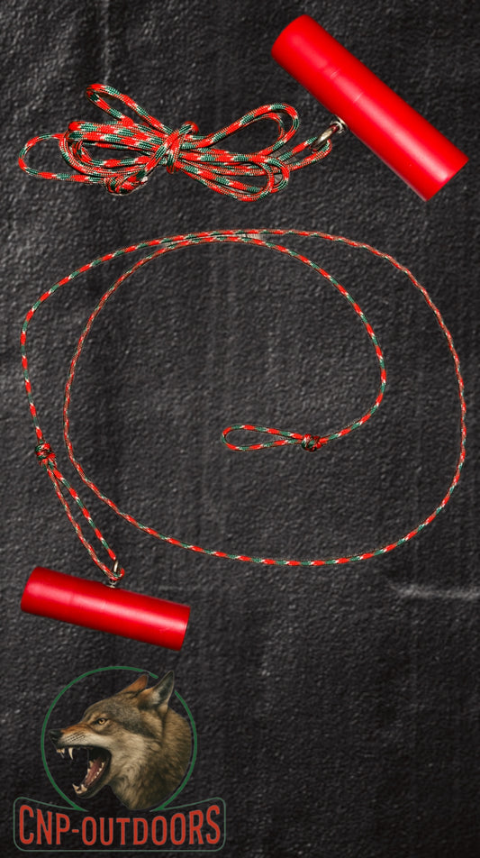 CNP-Outdoors Premium Coyote Drag – Heavy-Duty Red Grip + Reinforced Hardware