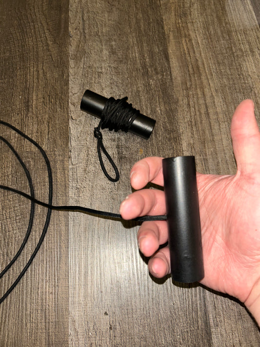 CNP-Outdoors Upgraded Coyote Drag – Black Rubberized Handle