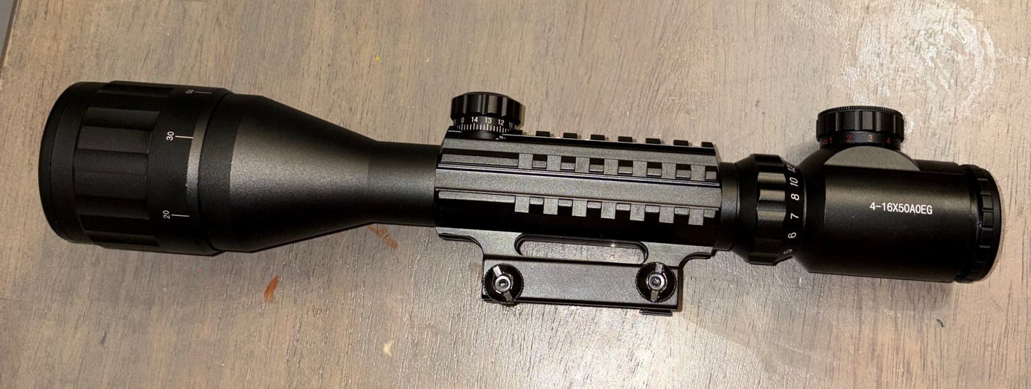 MidTen 4-16x50 First Focal Plane (FFP) Rifle Scope – Excellent Lightly-Used Condition